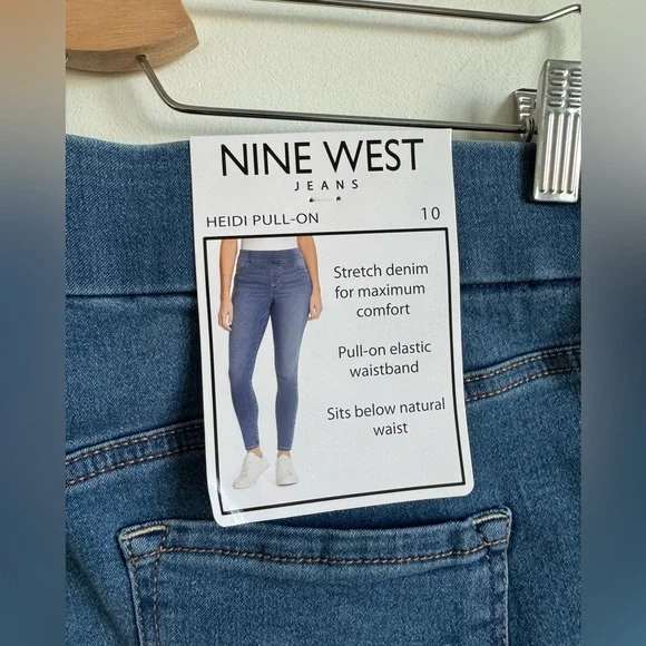 NWT Nine West Heidi Pull On Jeggings - Picture 4 of 4